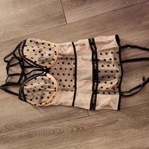 Art corset polkadots